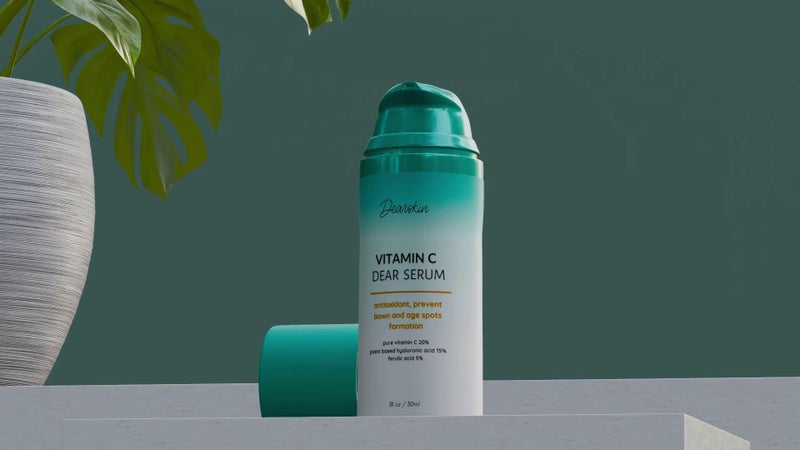 Dearskin Vitamin C Serum 20% - PURE L-ASCORBIC ACID, Ferulic Acid, Hyaluronic Acid Botanic, Vitamin E Organic Cruelty Free for Face and Neck Best Antioxidant, Treatment for Wrinkles, Men and Women - Image 4